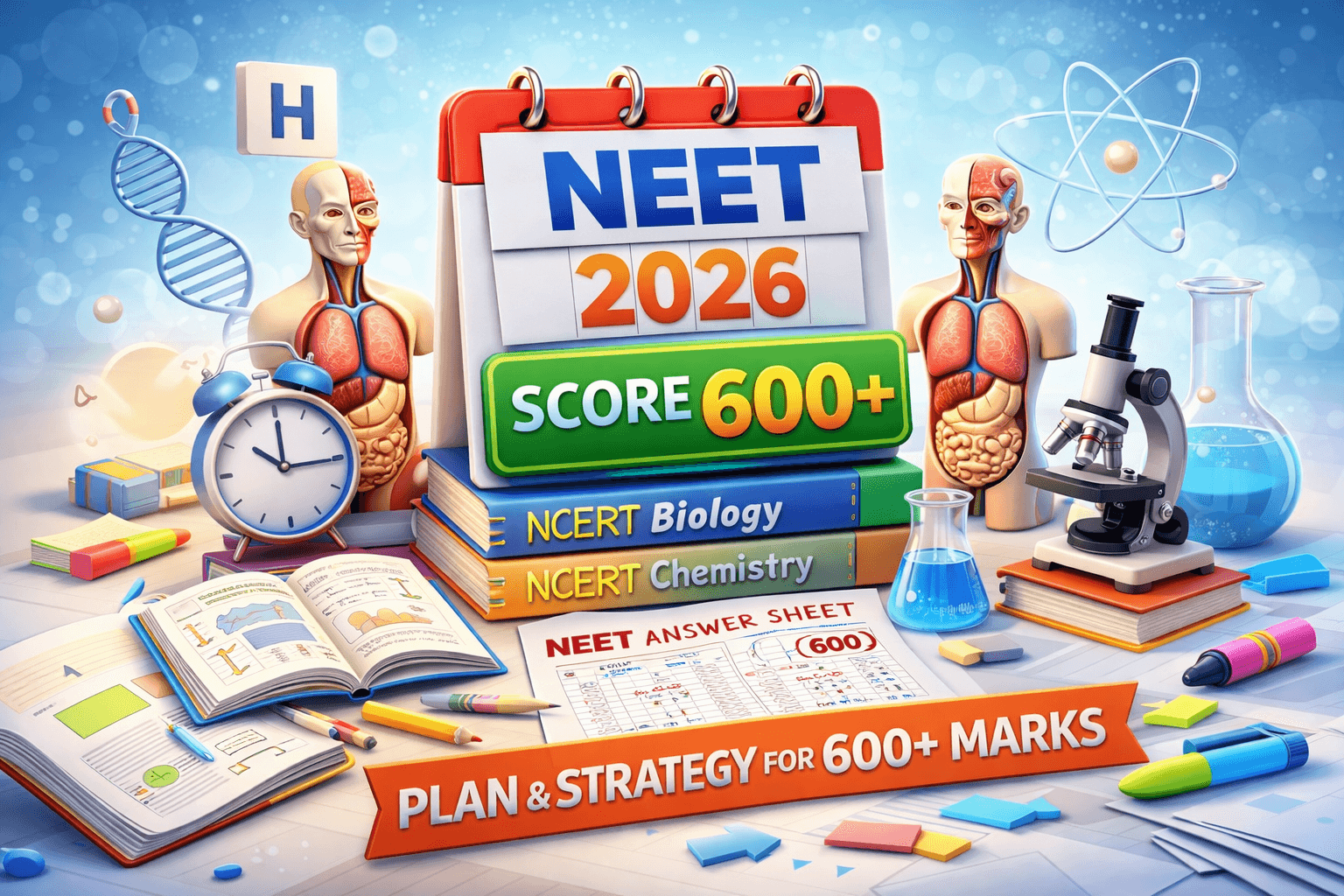 NEET preparation strategy, NEET topper strategy, MBBS admission guidance