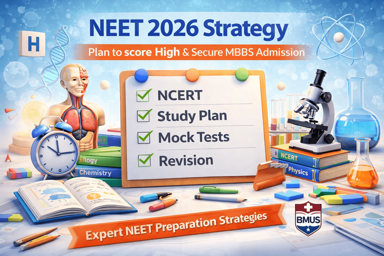 How to prepare for NEET 2026, MBBS admission guidance, NEET preparation strategy